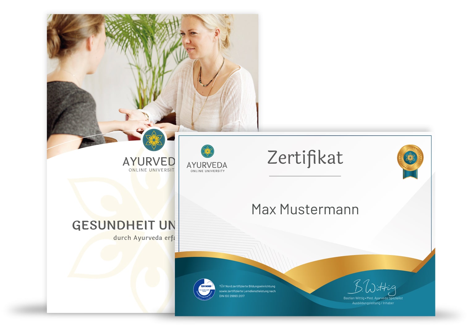Ayurveda Essentials Unterlagen & Zertifikat
